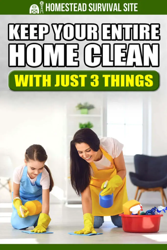 Keep Your Entire Home Clean With Just 3 Things