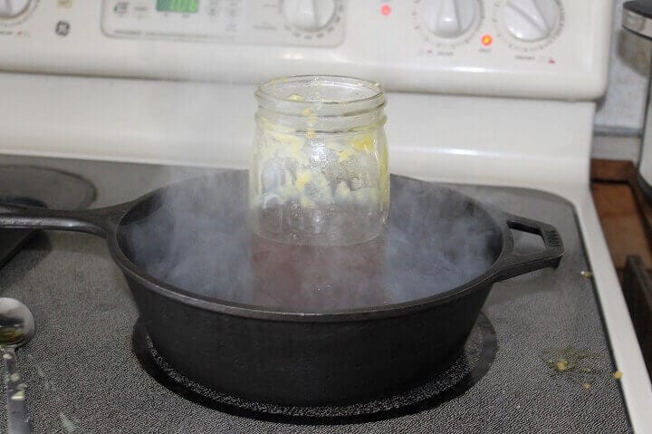Lotion Ingredients Melting In Pan