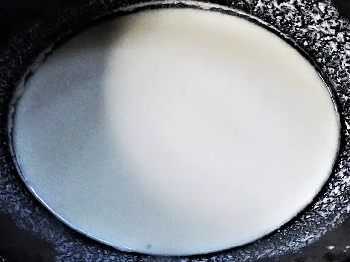 Milk in Crockpot