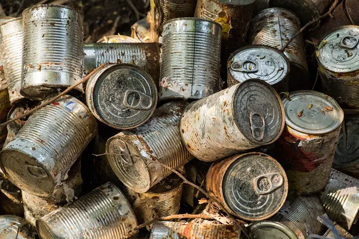 Old Rusty Canned Food