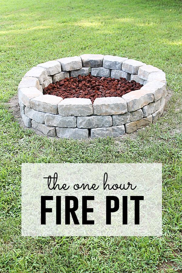 One Hour Fire Pit