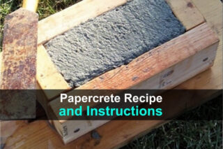 Papercrete Recipe and Instructions