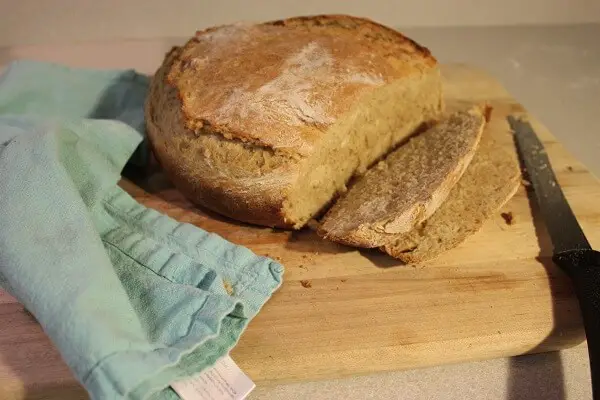 Peasant Bread Sliced