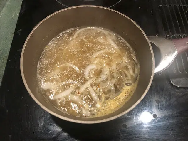 Pickled Egg Brine Simmering