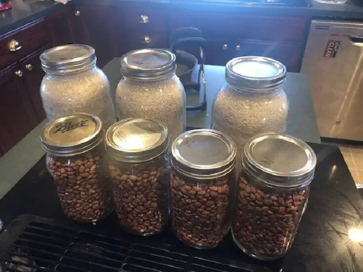 Pinto Beans and White Rice Dry Canned