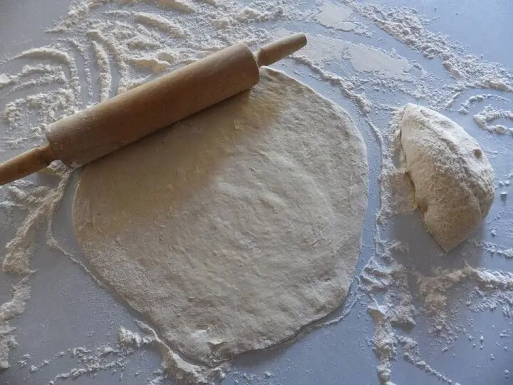 Pizza Dough Rolled Out