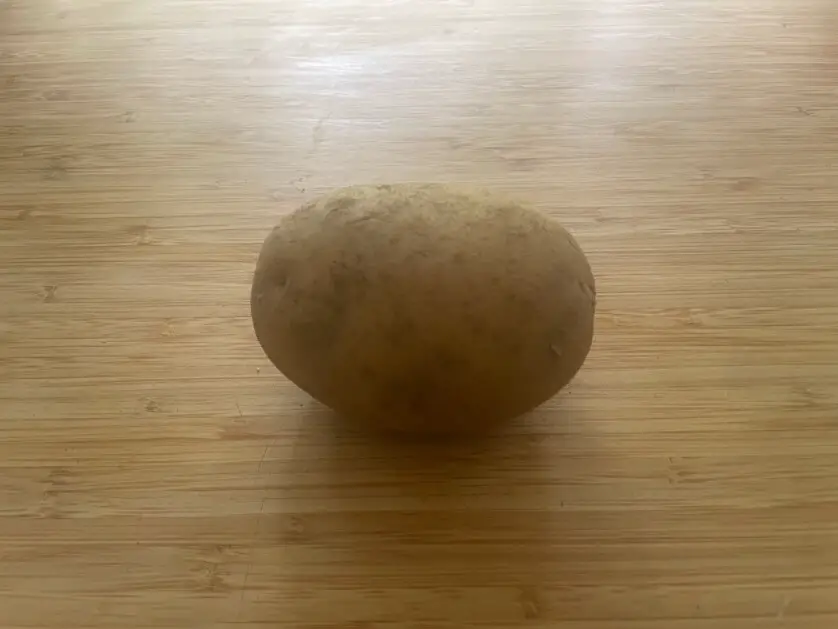 Potato on Table