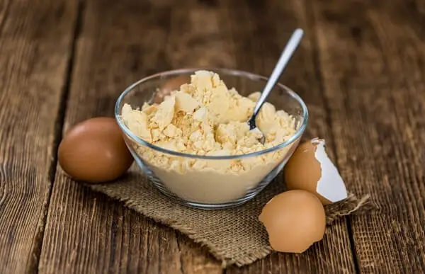 Powdered Eggs in a Bowl