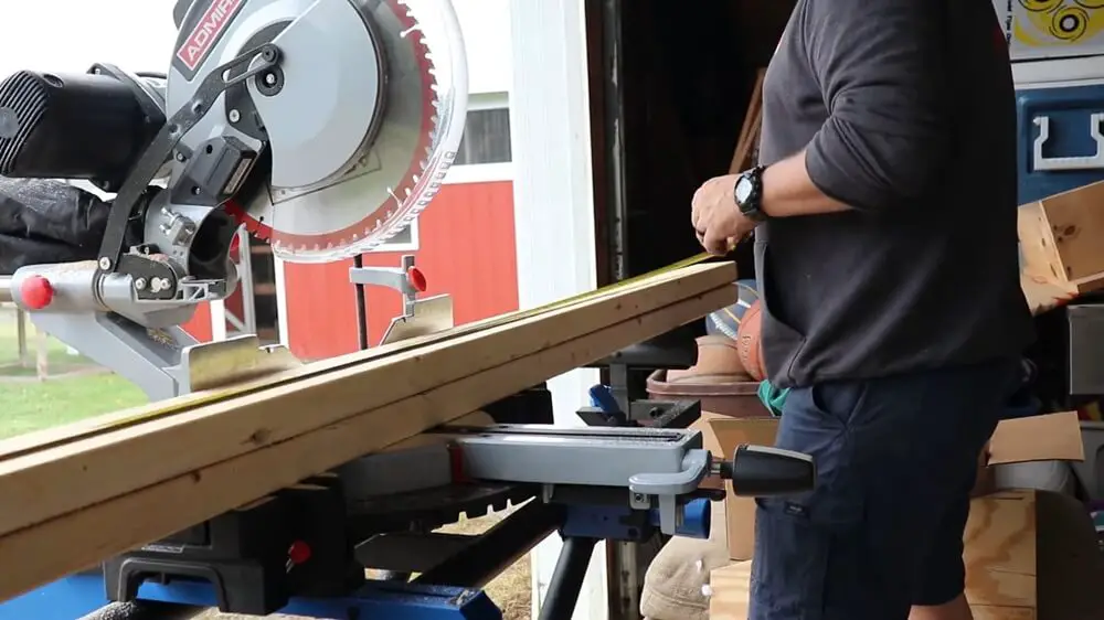 Preparing to Cut Leg Pieces