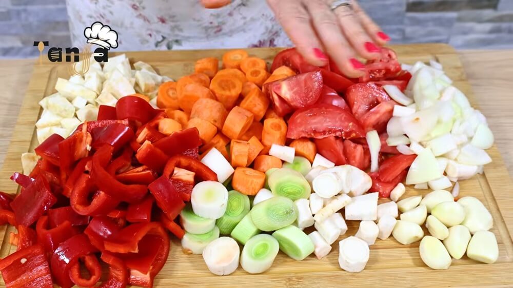 Prepped Vegetables