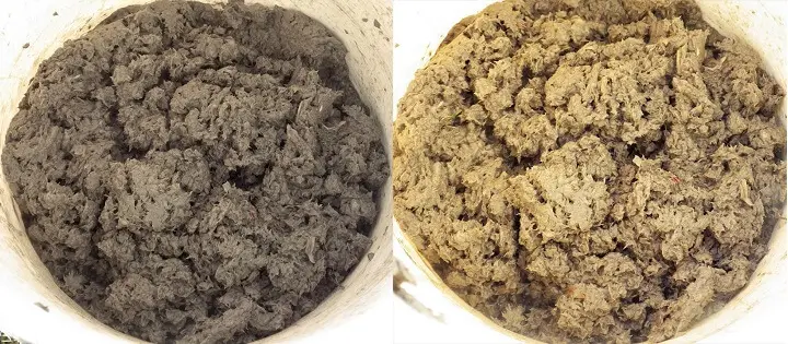 Pulverized Paper - Unbleached vs Bleached     