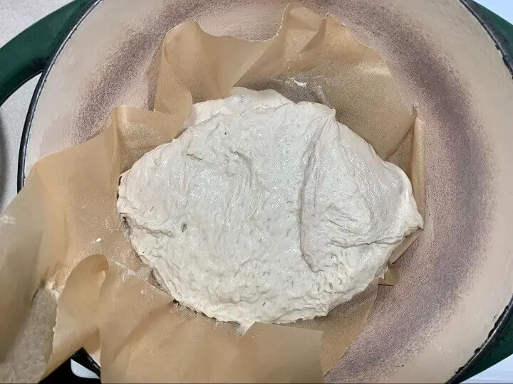 Putting Dough On Parchment Paper