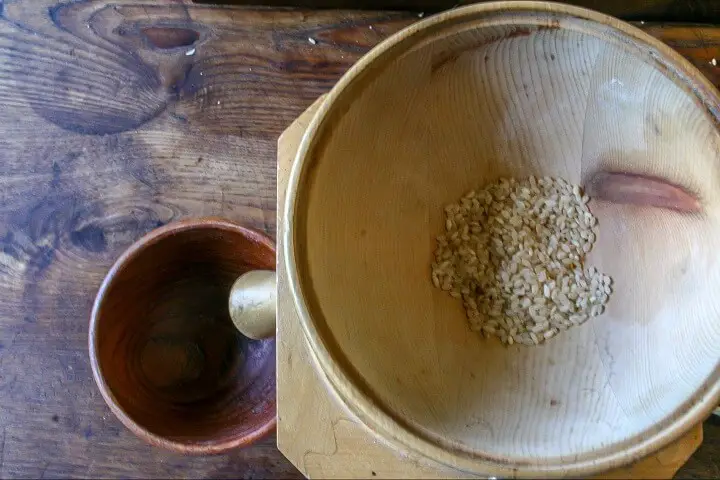 Rice In The Mill