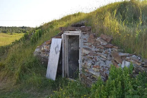 Root Cellar Entrance