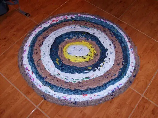 Rug Made From Plastic Grocery Bags