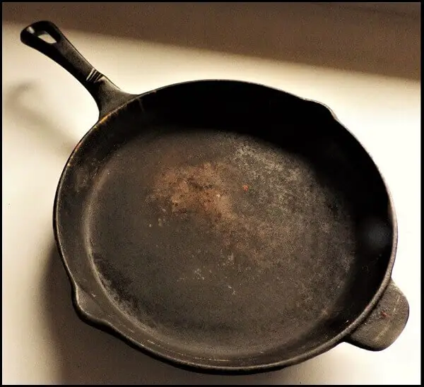 Rusty Cast Iron Pan