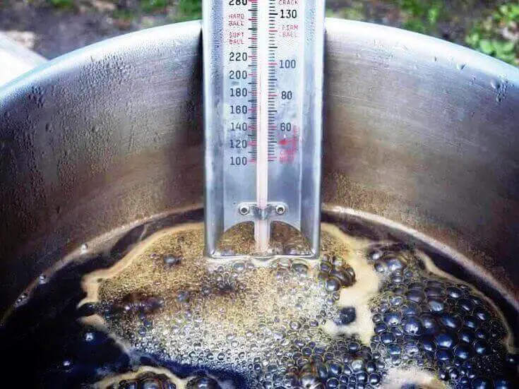 Sap at 219 Degrees