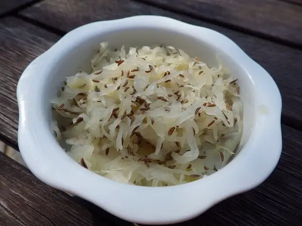 Sauerkraut in a Bowl