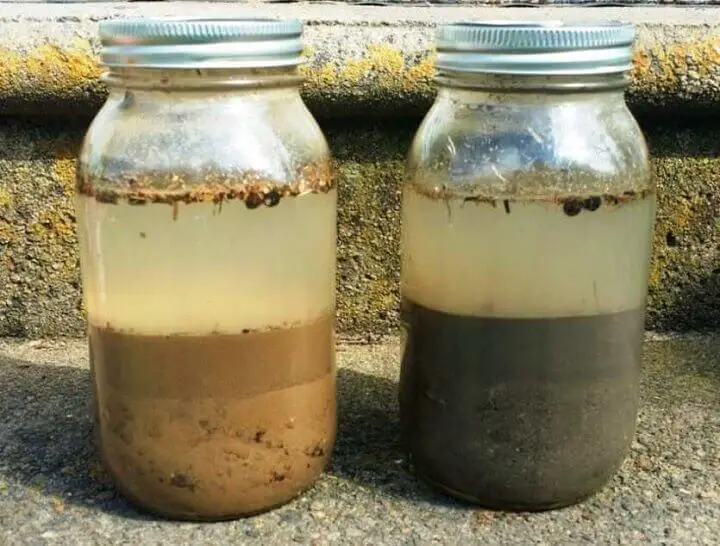Soil and Water in Jars