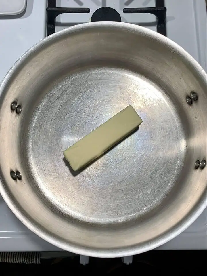 Stick of Butter in Pan
