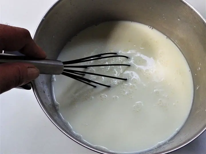 Stirring in Warm Milk