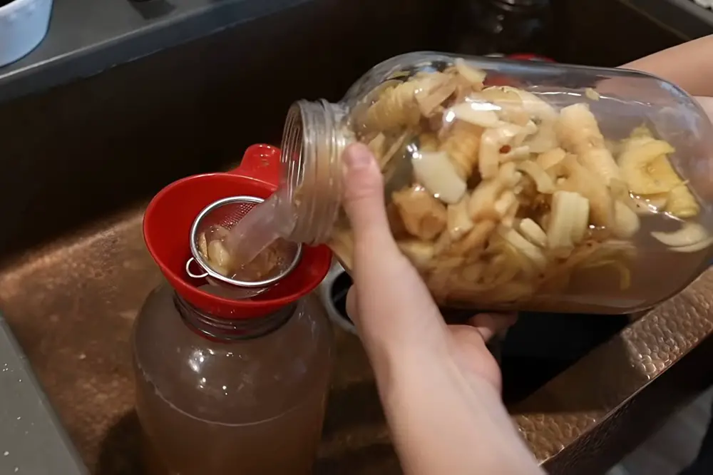 Straining Out Liquid