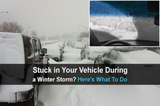 Stuck In Your Vehicle During a Winter Storm? Here's What To Do