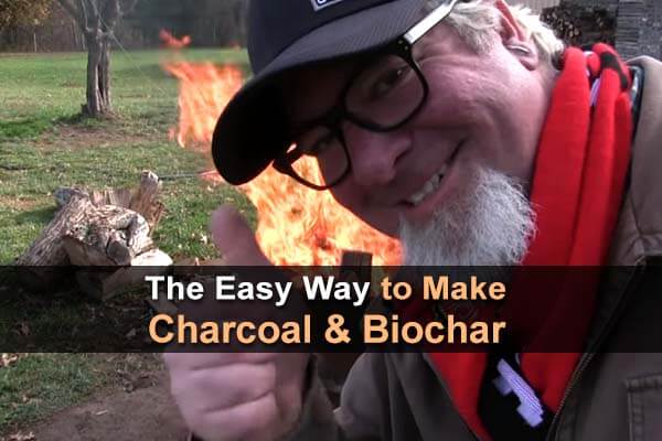 The Easy Way To Make Charcoal and Biochar