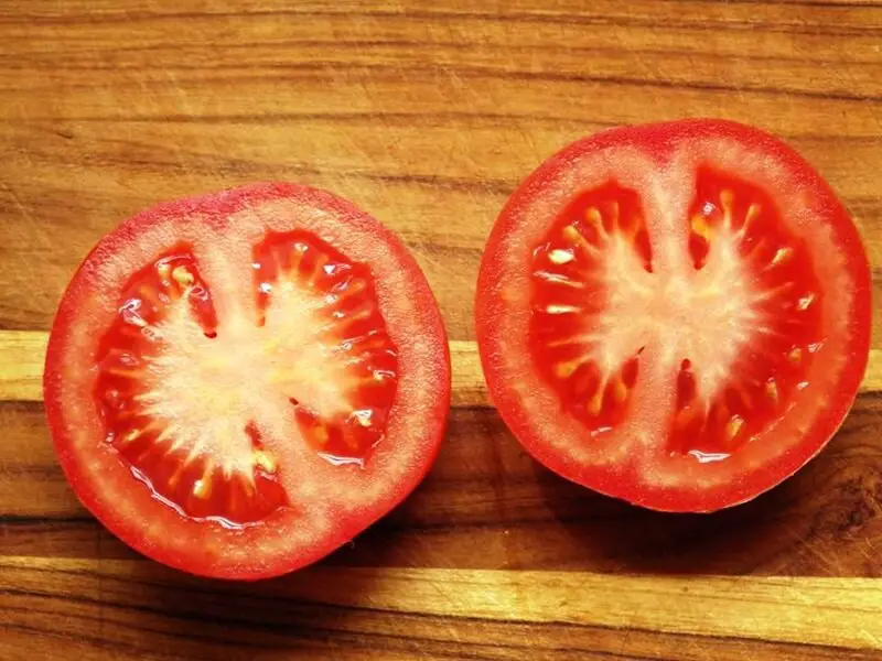 Tomato Cut in Half