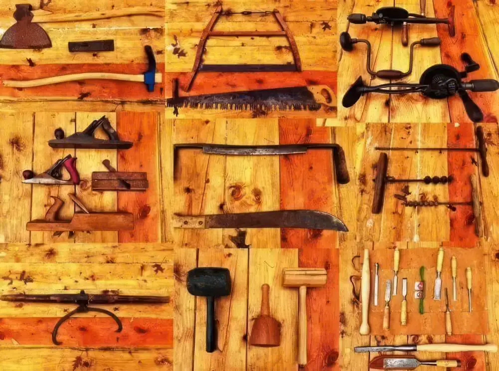 Tools On Wood