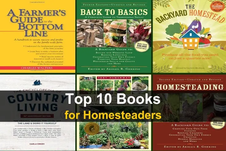 Top 10 Books for Homesteaders