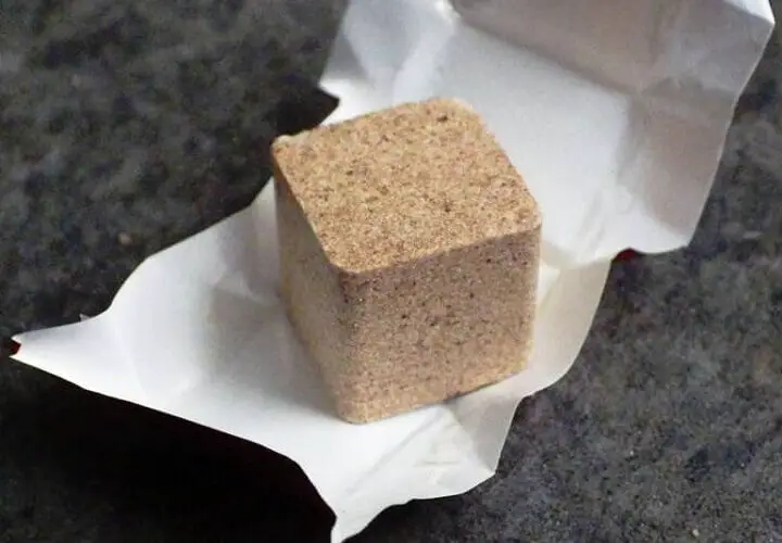 Unwrapped Bouillon Cube