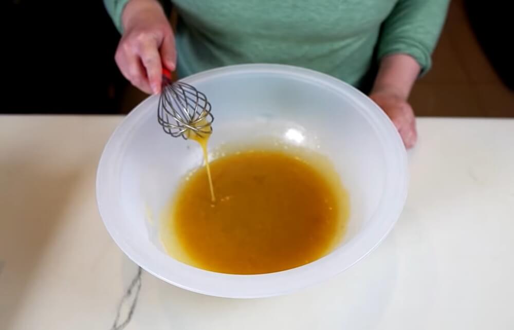 Vinegar Pie Ingredients Whisked