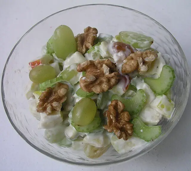 Waldorf Salad in Bowl