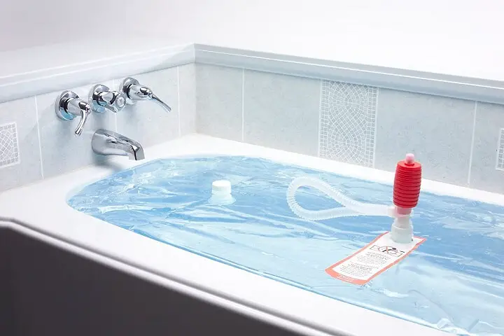 WaterBob in Bathtub