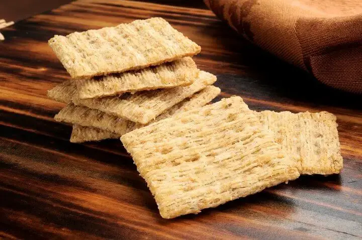 Wheat Crackers on Table