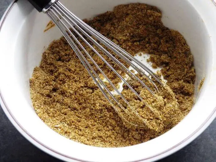 Whisking Spices in Oil