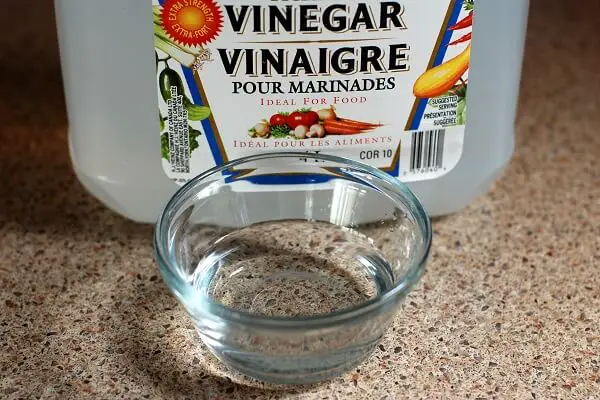 White Vinegar in a Dish