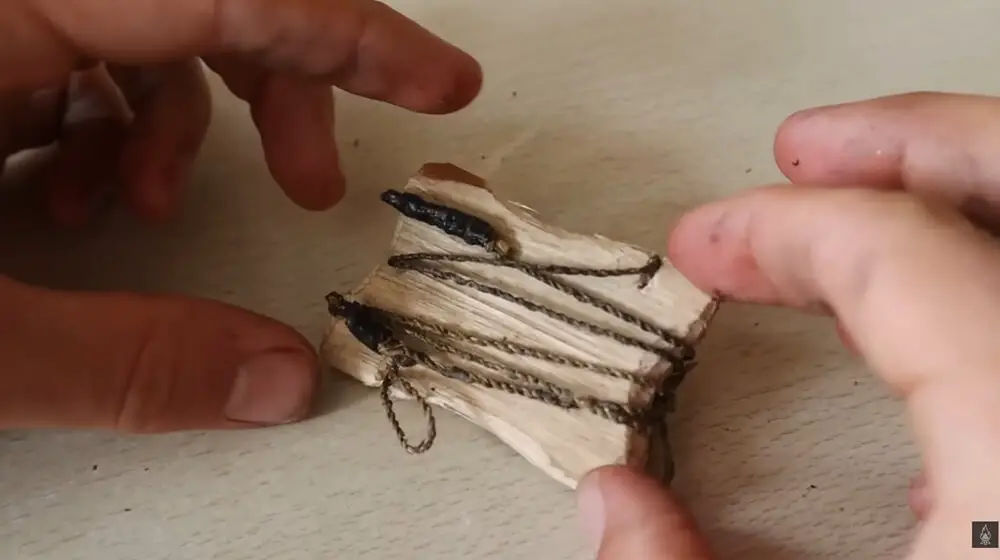 Wrapped on Wooden Card