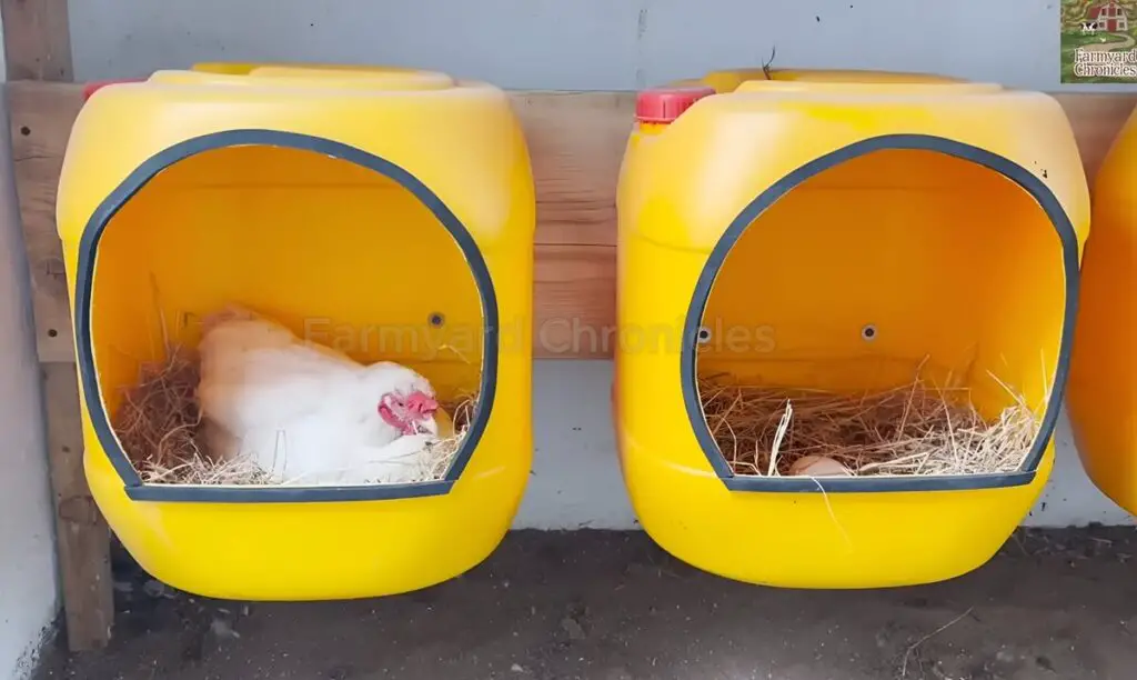 Yellow Plastic Bin Nesting Boxes