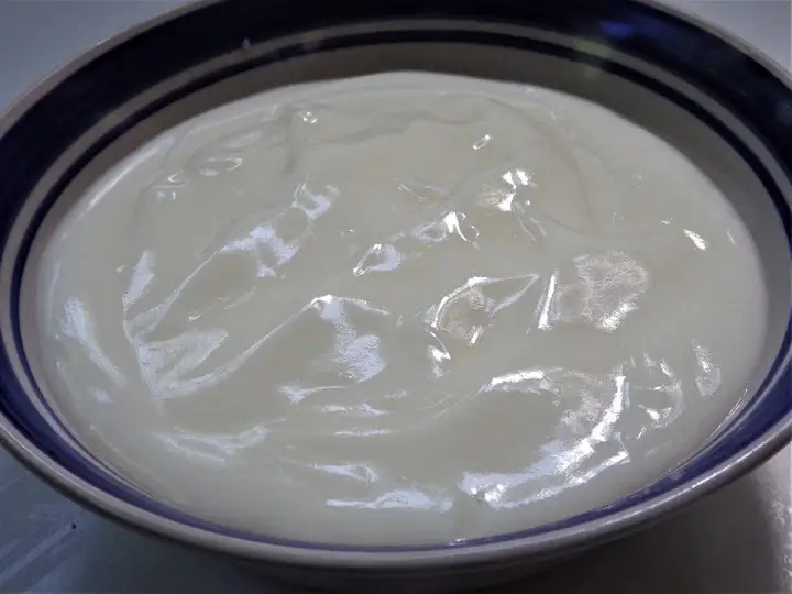 Yogurt in Bowl